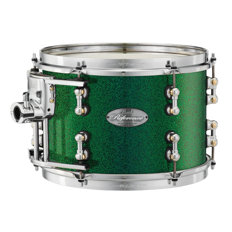 Pearl Music City Custom 10"x10" Reference Pure Series Tom GREEN GLASS RFP1010T/C446