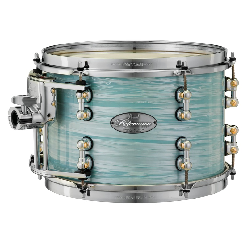 Pearl Music City Custom 10"x10" Reference Pure Series Tom ICE BLUE OYSTER RFP1010T/C414