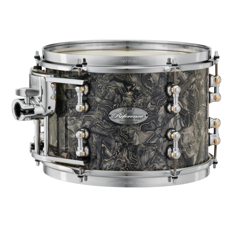 Pearl Music City Custom 10"x10" Reference Pure Series Tom PEWTER ABALONE RFP1010T/C417
