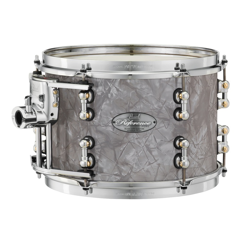 Pearl Music City Custom 10"x10" Reference Pure Series Tom PLATINUM SMOKE MARINE RFP1010T/C496