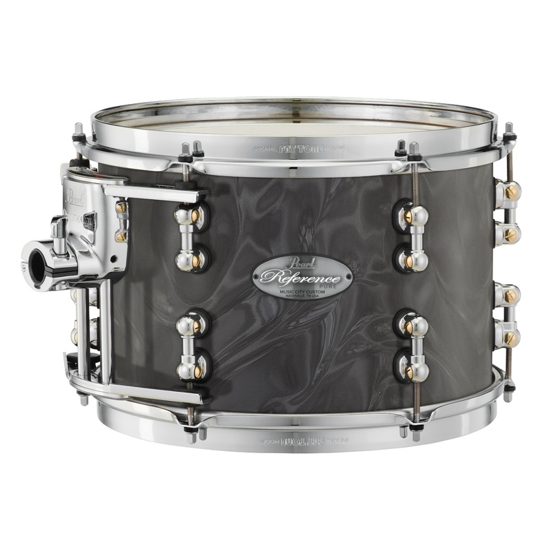 Pearl Music City Custom 10"x10" Reference Pure Series Tom SHADOW GREY SATIN MOIRE RFP1010T/C724