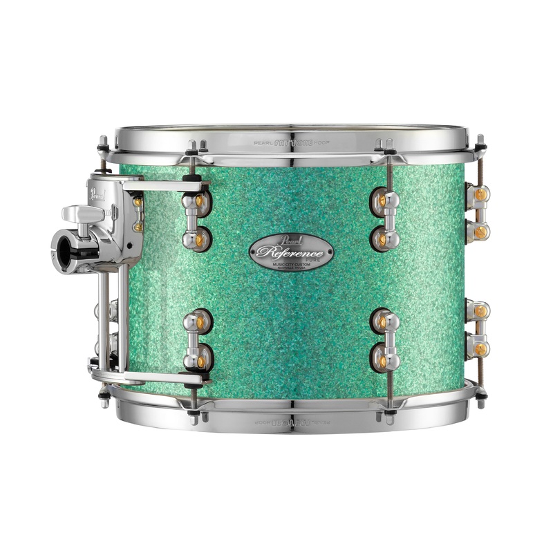 Pearl Music City Custom 10"x10" Reference Pure Series Tom TURQUOISE GLASS RFP1010T/C413