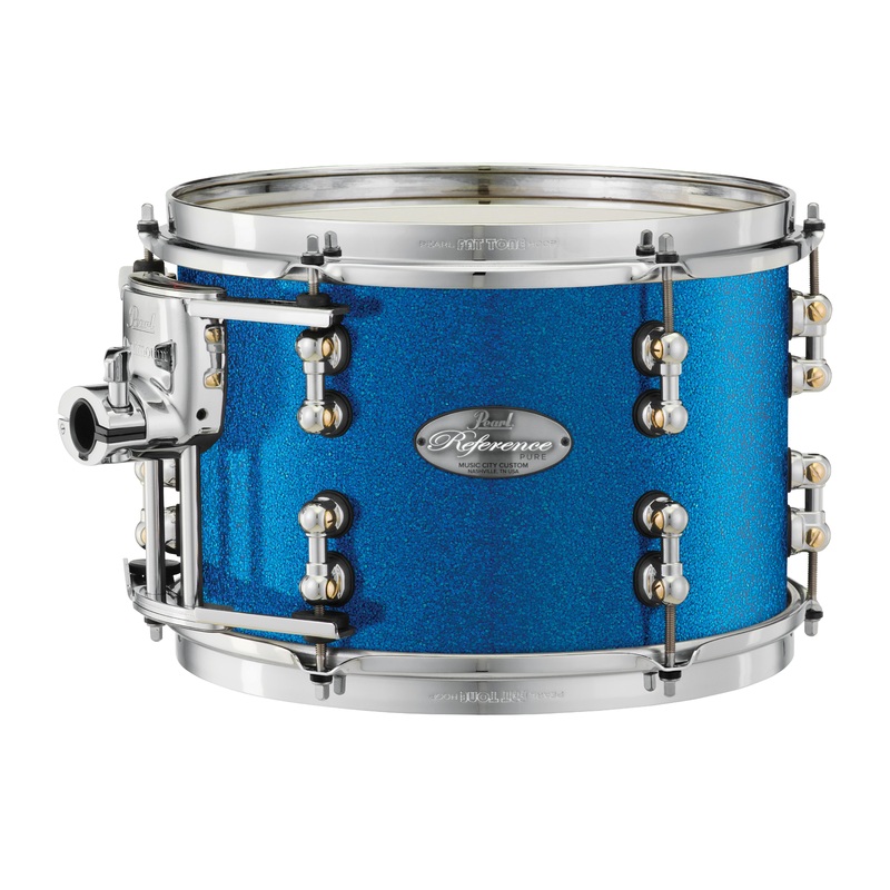 Pearl Music City Custom 10"x10" Reference Pure Series Tom VINTAGE BLUE SPARKLE RFP1010T/C424