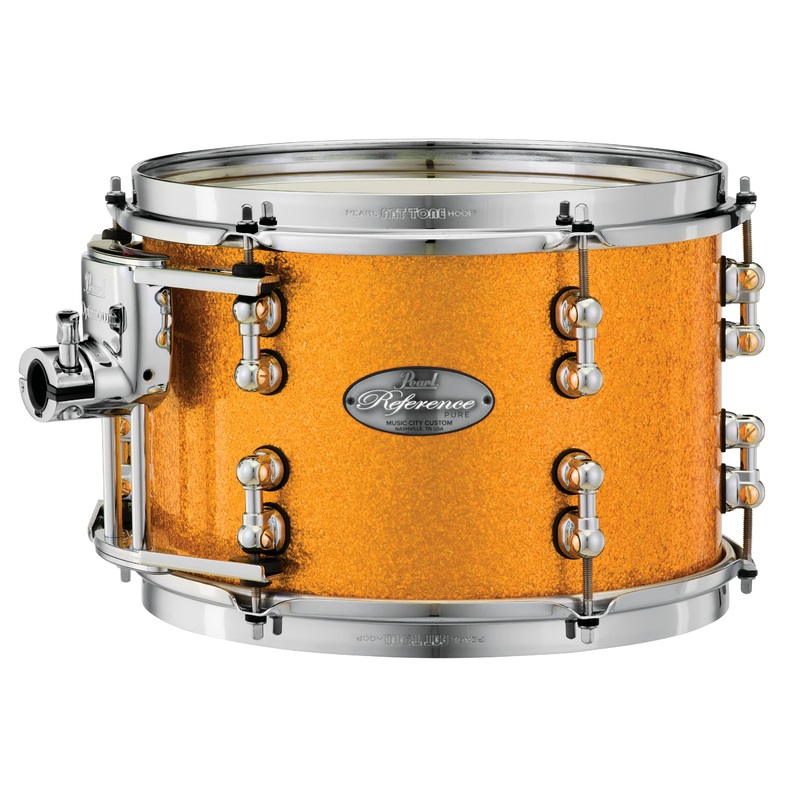 Pearl Music City Custom 10"x10" Reference Pure Series Tom VINTAGE GOLD SPARKLE RFP1010T/C423