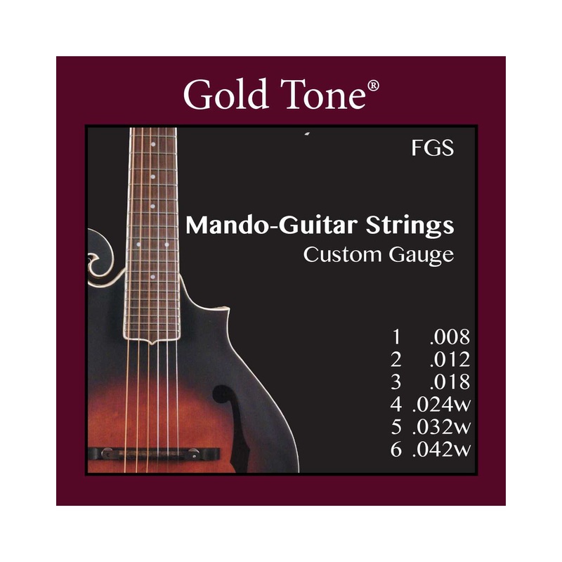 Gold Tone FGS String Set, for F-6 & A-6 Manditar