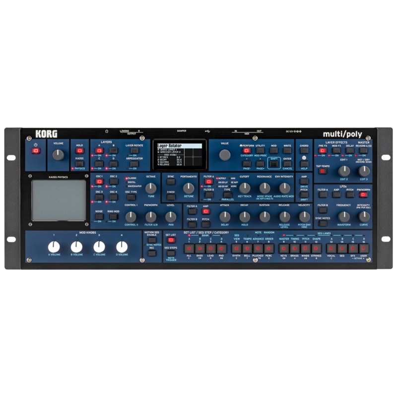 Korg Multi/Poly Module Virtual Analog Modeling Synthesizer