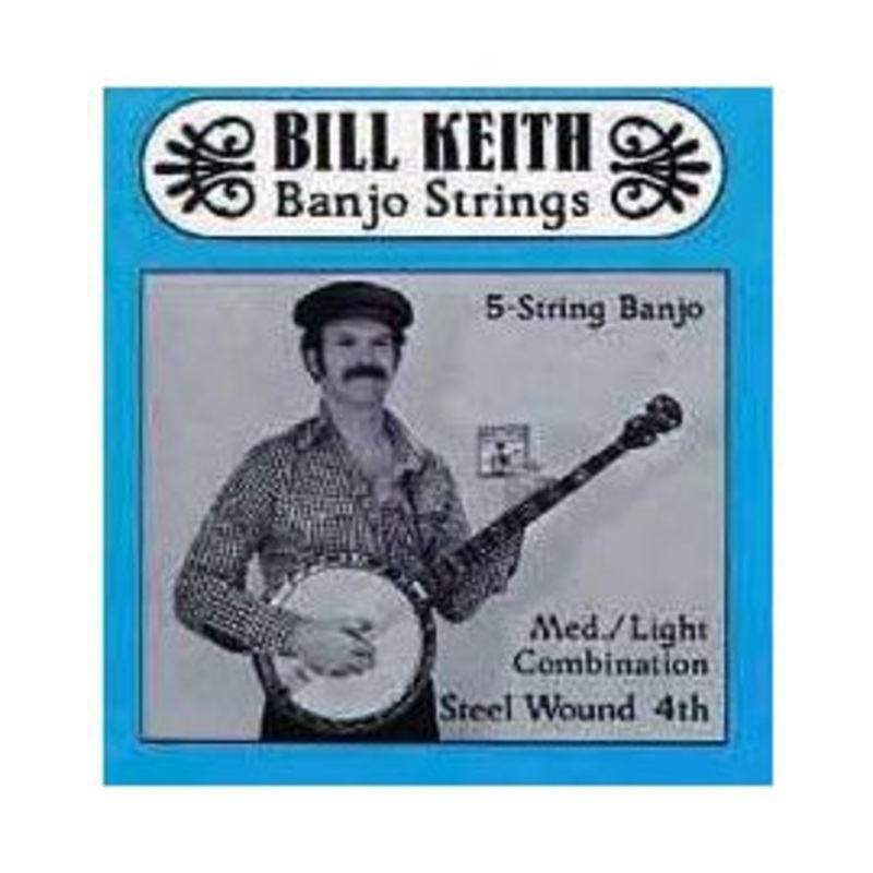 Bill Keith Stainless Steel 5-String Banjo Set, Blue Label