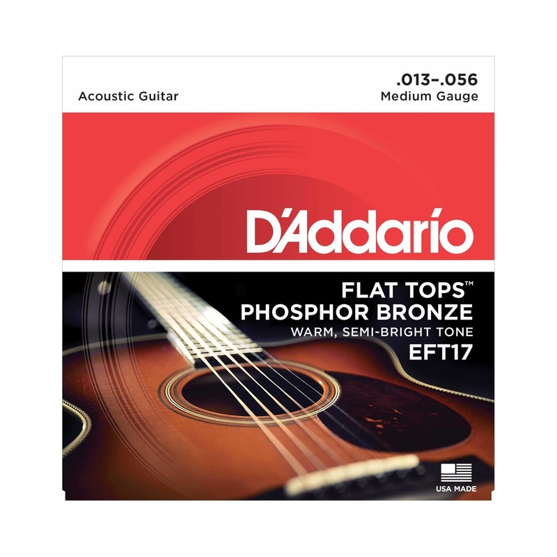 D'Addario EFT17 Flat Tops Phosphor Bronze Medium Gauge Guitar Strings