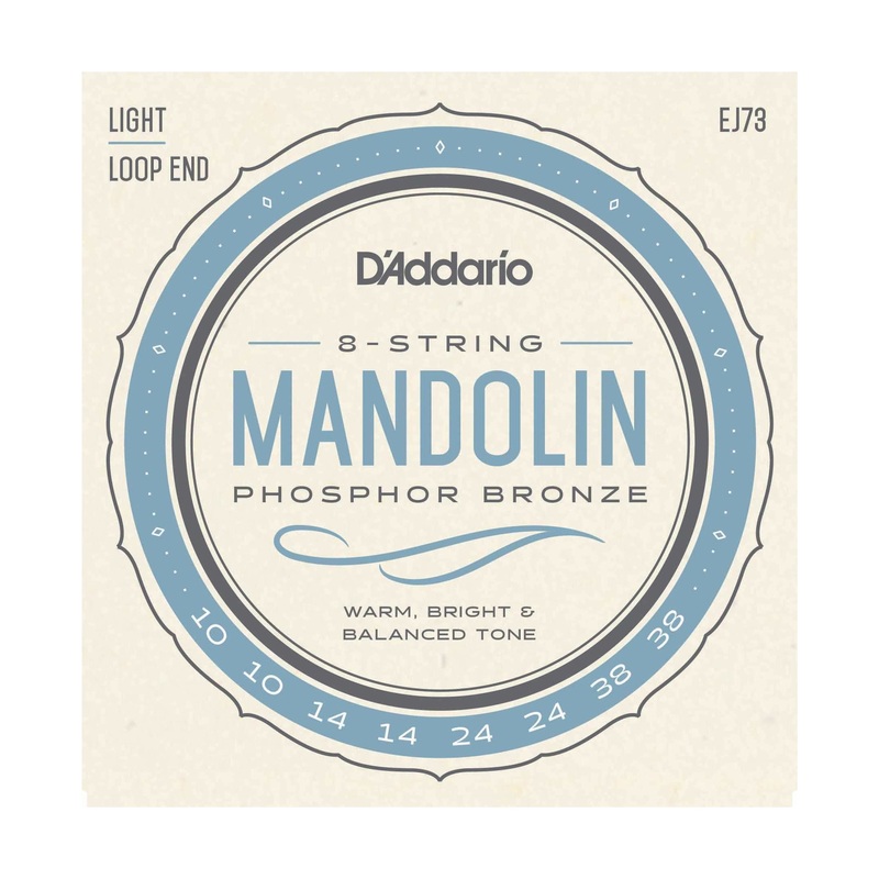 D'Addario EJ73 Phosphor Bronze Light Gauge Mandolin Strings