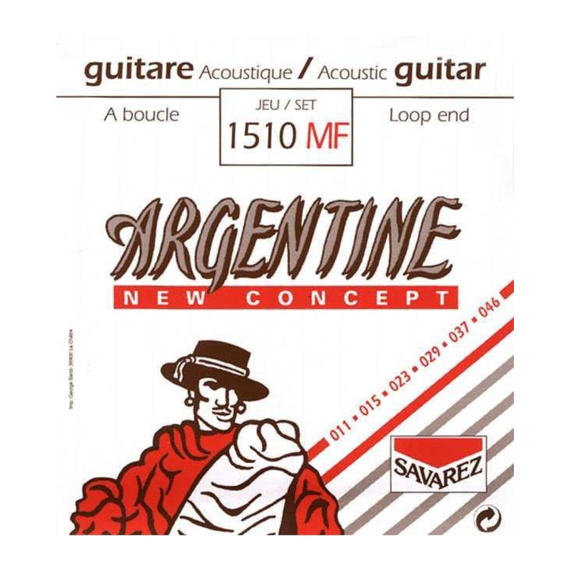 Savarez 1510MF Argentine Loop-End Strings, Medium-Light Gauge