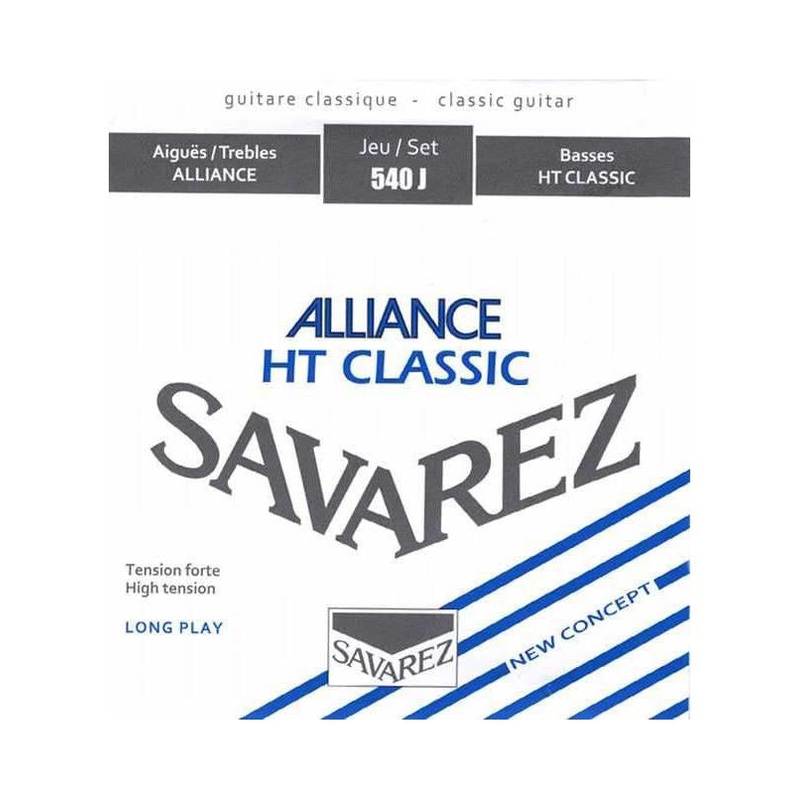 Savarez 540J Alliance Classical Guitar Strings, High Tension