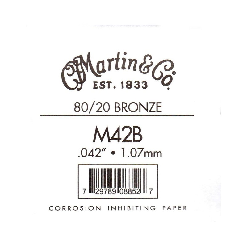 Martin Bronze Wound Ball End Single String .042