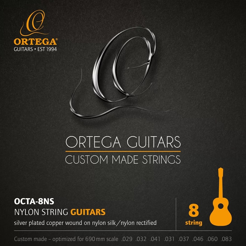Ortega OCTA8-NS 8-String Classical Guitar Set