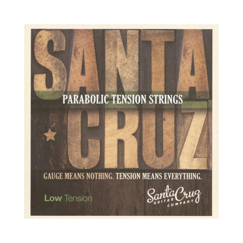 Santa Cruz Parabolic Tension Acoustic Guitar Strings, Low Tension