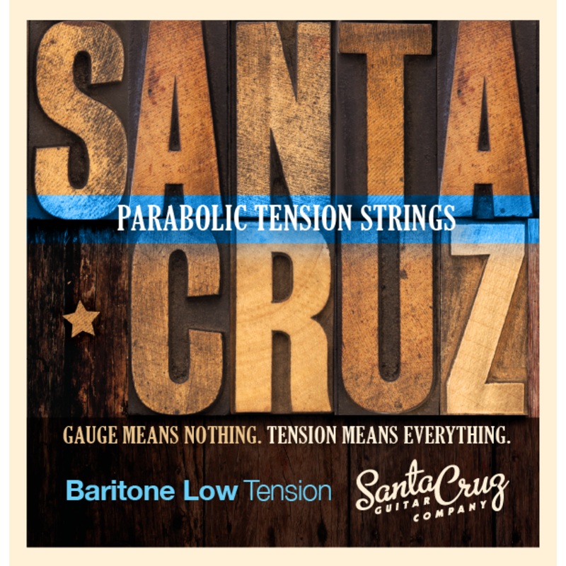 Santa Cruz Parabolic Tension Baritone Guitar Strings, Low Tension