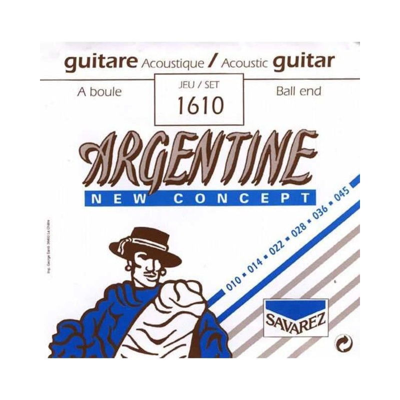 Savarez 1610 Argentine Ball-End Strings, Light Gauge