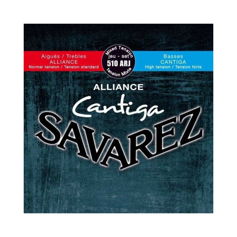 Savarez Alliance Cantiga Classical Guitar Strings, Mixed Tension, Full Set