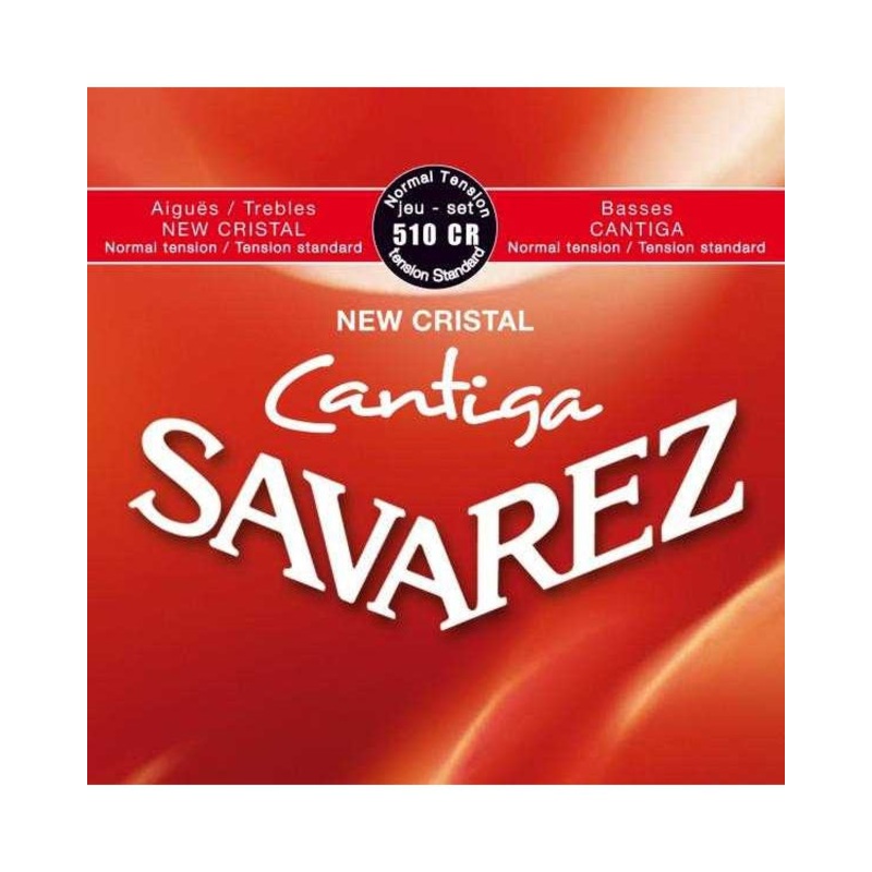 Savarez New Cristal Cantiga Classical Guitar Strings, Normal Tension, Full Set