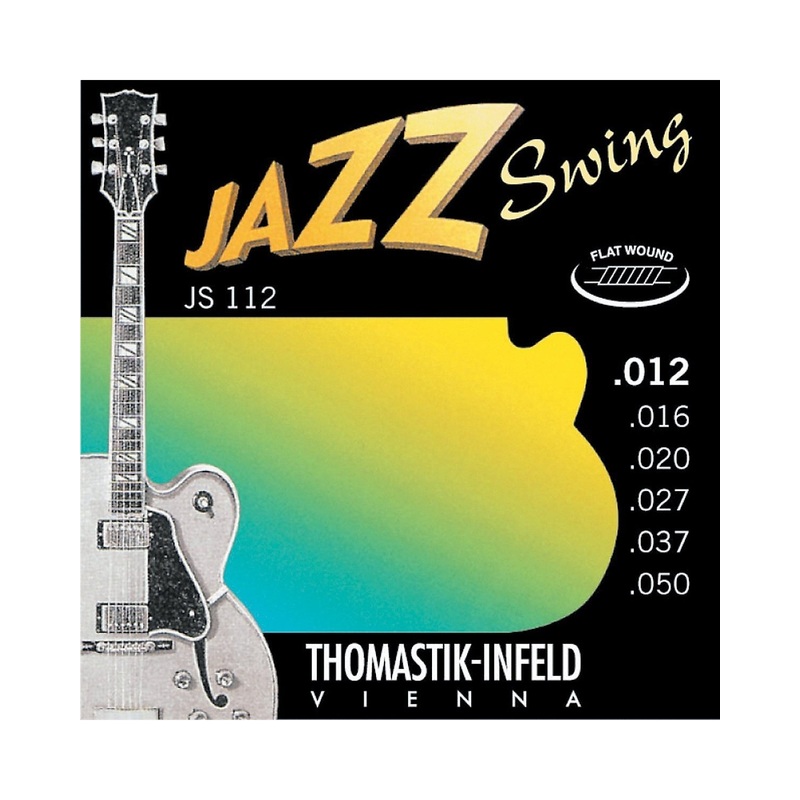 Thomastik Infeld JS112 Jazz Swing Flatwound Medium Light 6-String Electric Guitar Set