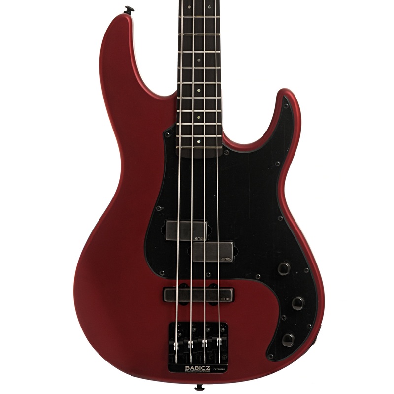 ESP LTD AP-4 4-String Bass, Candy Apple Red Satin