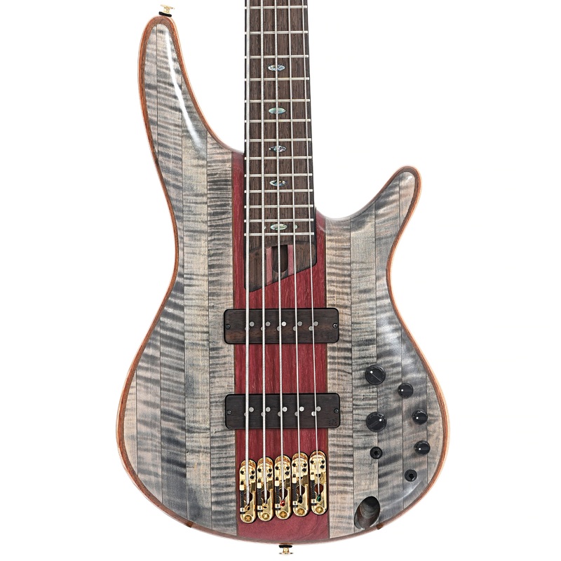 Ibanez B-Stock SR5CMDX 5-String Bass, Black Ice Low Gloss