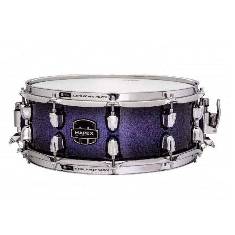 Mapex Saturn MH 14inch x 5.5inch Snare - Red & Blue Hybird Sparkle