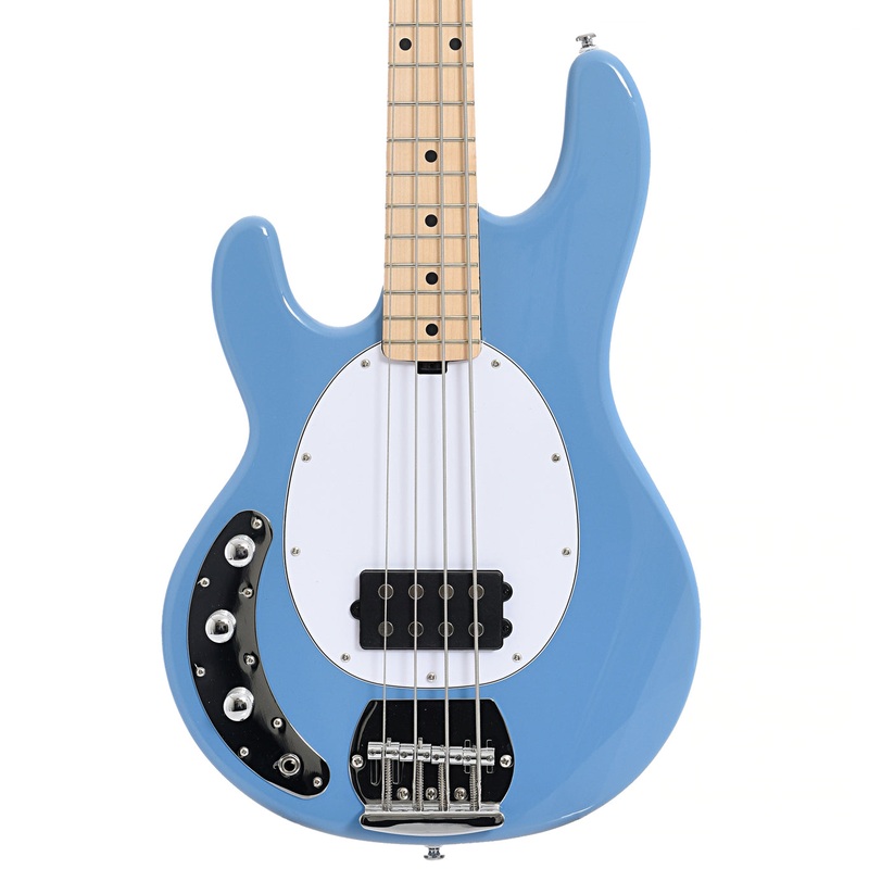 Sterling by Music Man RAY4LH Left Handed 4-String Bass, Chopper Blue