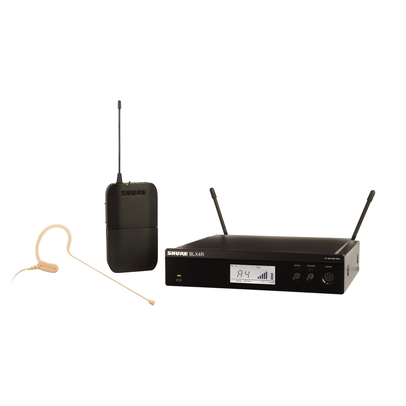 Shure BLX14R/MX53-J11 Wireless Rack-Mount Presenter System with MX153 Mic. J11 Band BLX14R/MX53-J11-U