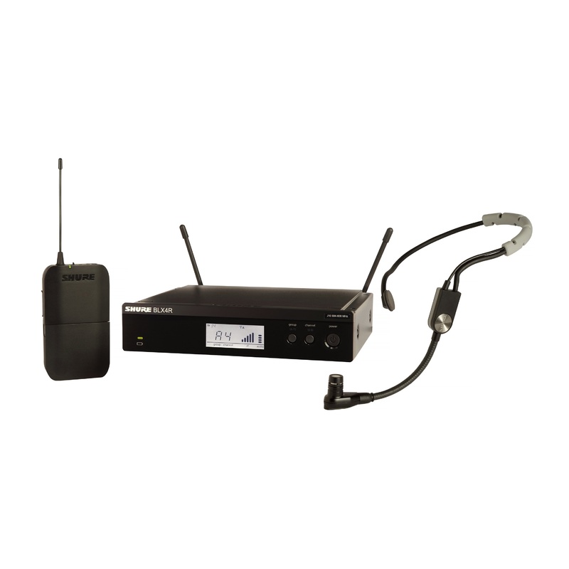 Shure BLX14R/SM35-H10 Wireless Rack-Mount Headset System With SM35. H10 Band BLX14R-SM35-H10-U