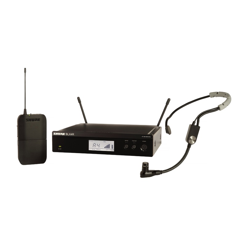 Shure BLX14R/SM35-H9 Wireless Rack-Mount Headset System With SM35. H9 Band BLX14R-SM35-H9-U