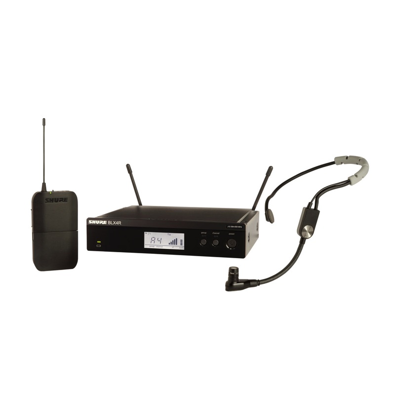 Shure BLX14R/SM35-J11 Wireless Rack-Mount Headset System with SM35 Headset Mic. J11 Band BLX14R/SM35-J11-U