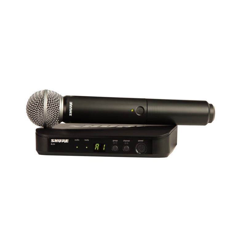 Shure BLX24/B58-H10 Wirelss Vocal System With Beta 58A. H10 Band BLX24-B58-H10-U