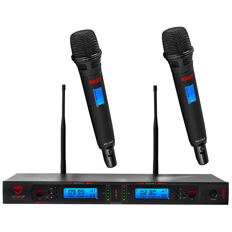 2W-1KU HT Nady 2W-1KU HT Dual True Diversity 1000-Channel Professional UHF Wireless System