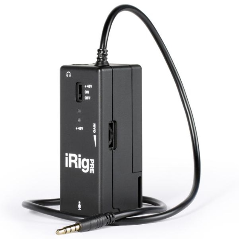 IK Multimedia iRig Pre Microphone Preamp (Discontinued) - Open Box