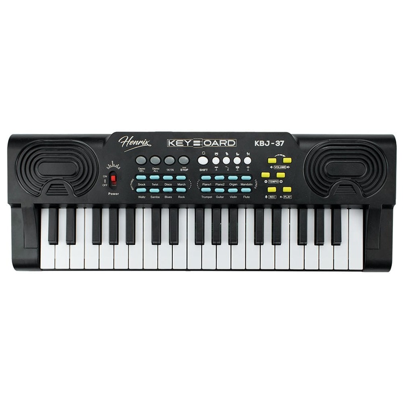 Henrix KBJ-37 37 Key Junior Keyboard with Microphone
