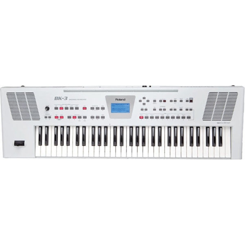 Roland BK-3 61-Key Backing Keyboard - White