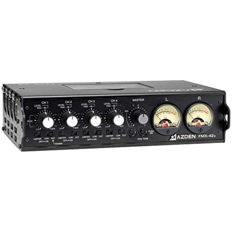 Azden FMX-42 4 Channel Portable Mic/Line Mixer