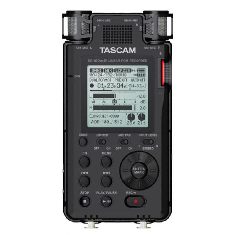 Tascam DR-100MK3 Stereo Portable Field Recorders