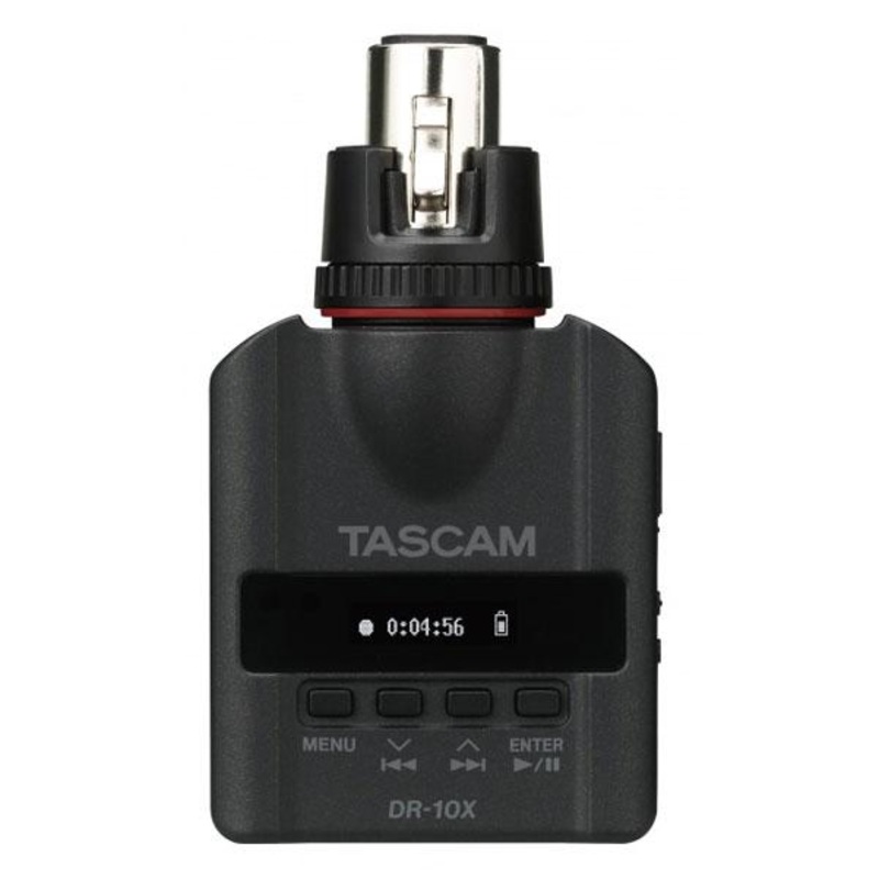 Tascam DR-10X Plug-ON Micro Linear Portable Field Recorder for XLR Connections