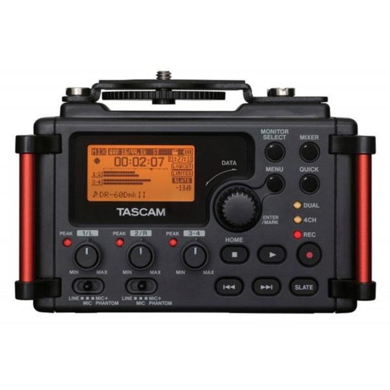 Tascam DR-60DMKII DSLR Mount High Resolution Portable Field Recorder