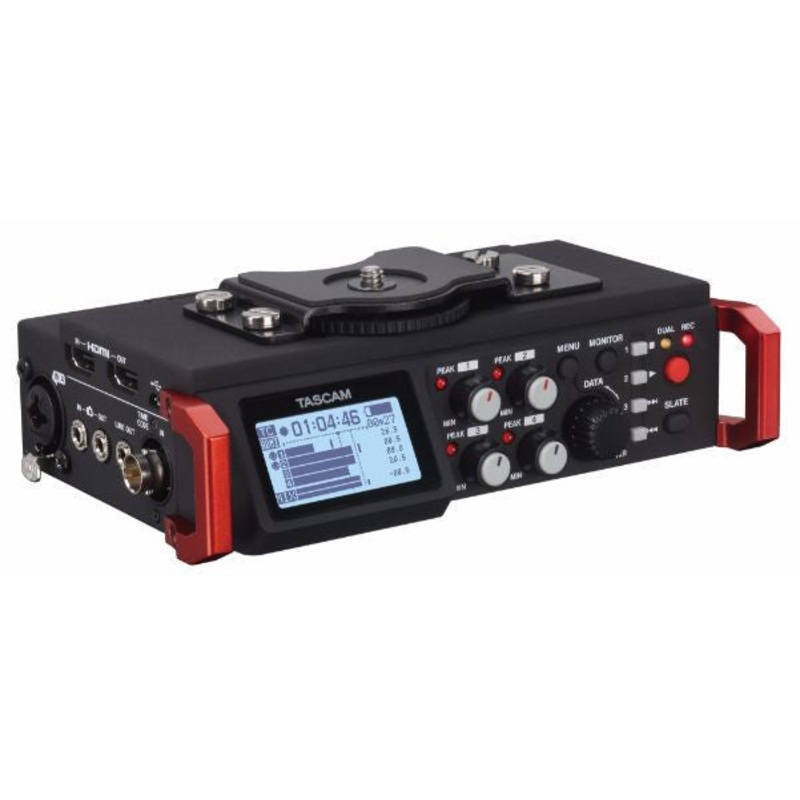 Tascam DR-701D 6-track Linear PCM Recorder / Mixer for DSLR Camera