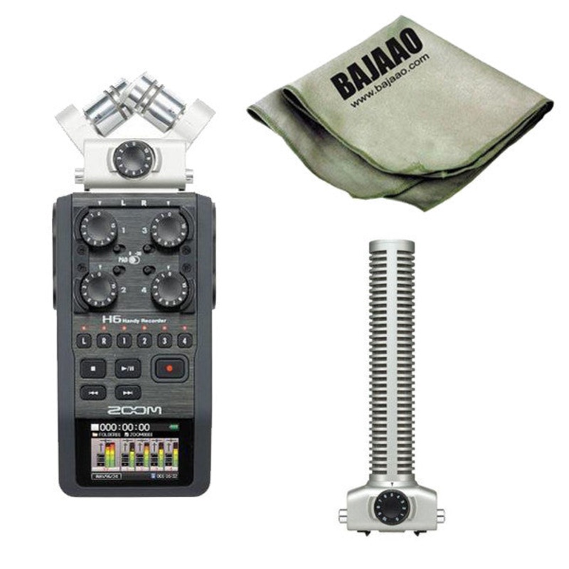 Zoom H6 Handheld Portable Audio Recorder Videography Bundle