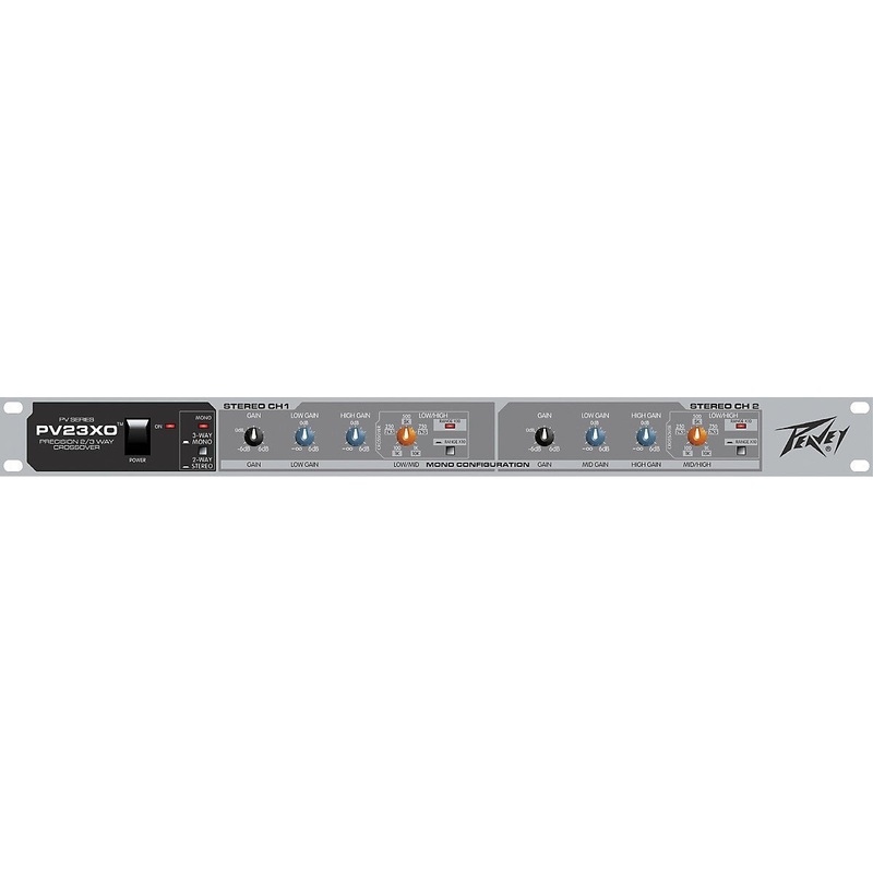 Peavey PV23XO 2-Way Stereo/3-Way Mono Crossover