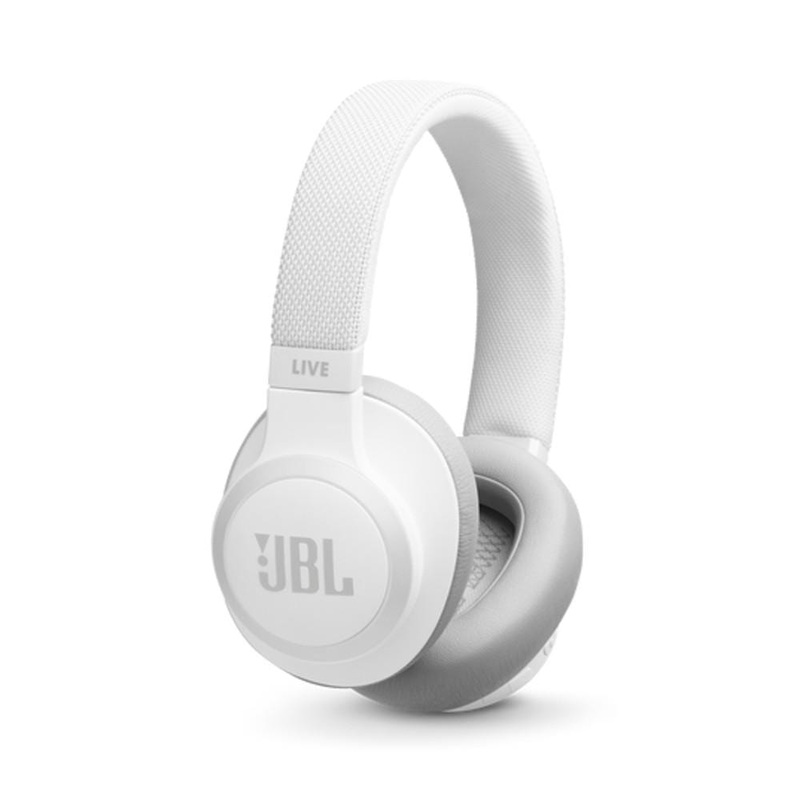 JBL Live 650BTNC Active Noise Cancelling Over Ear Headphones - White