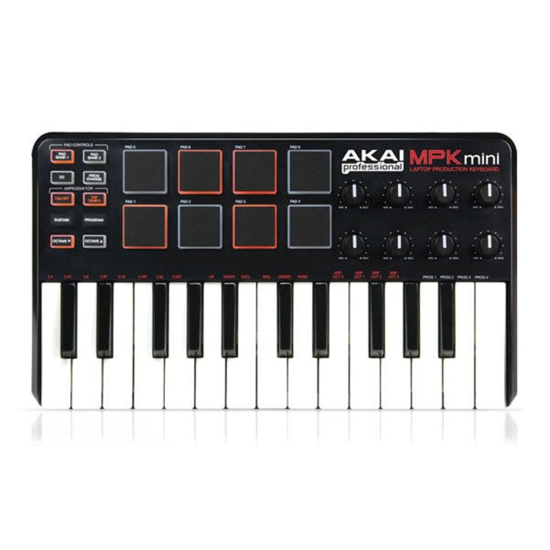 Akai Pro MPK Mini 25-Key Ultra-Portable USB MIDI Keyboard Controller