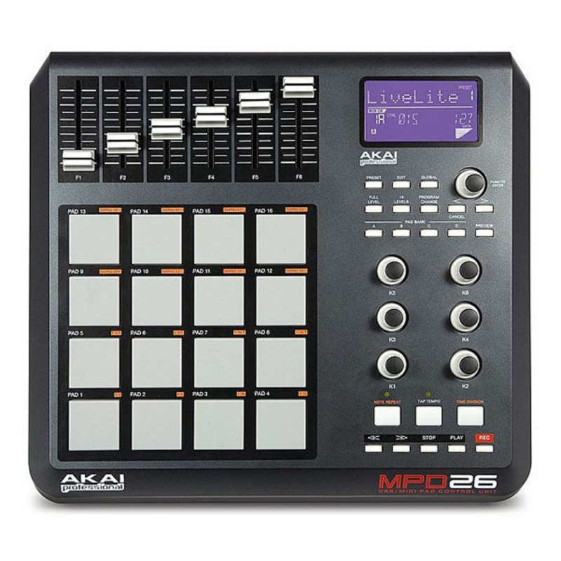 Akai MPD26 USB/Midi Pad Controller