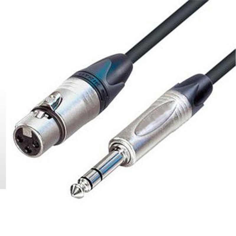 6 Meters NC3FXX Female XLR-NP3X 1/4inch Stereo Cable