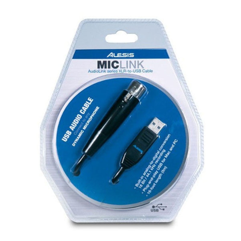 Alesis MicLink AudioLink Series XLR-to-USB Cable