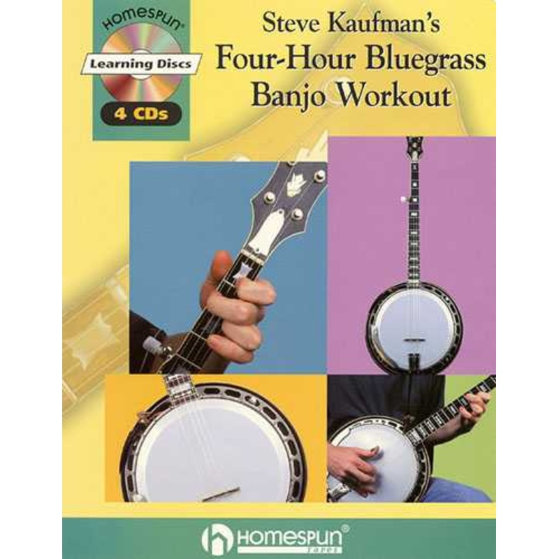 Steve Kaufman's Four-Hour Bluegrass Banjo Workout