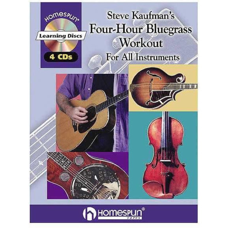 Steve Kaufman's Four-Hour Bluegrass Workout CD Package